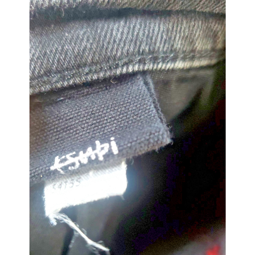 Ksubi Black Denim Skinny Jeans Womens Size 30 Destroyed Ripped Punk StreetweaR - Picture 5 of 16